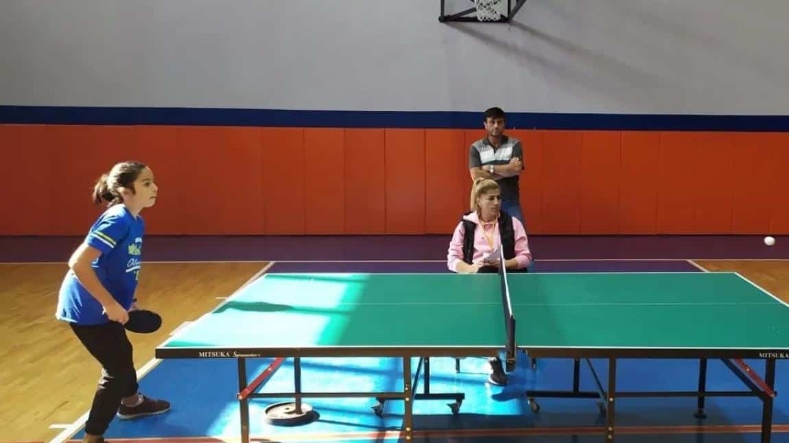 Masa Tenisi Turnuvasında Dereceler Okulumuzda